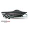 Eevelle Boat Cover ALUMINUM FISHING High Windshield Inboard Fits 18ft 6in L up to 96in W Charcoal SFAFH1896-CHL - alternate 1